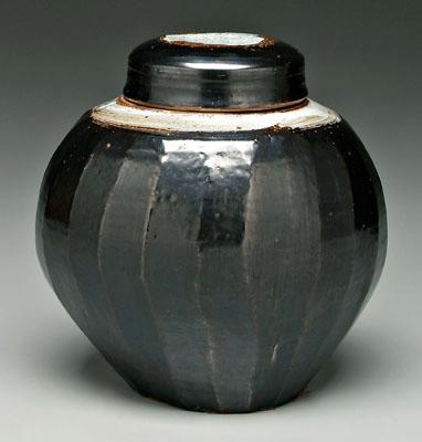 Norman Shulman lidded pottery vessel 91cb2