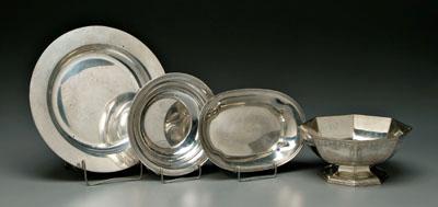 Four pieces sterling hollowware  91cd0