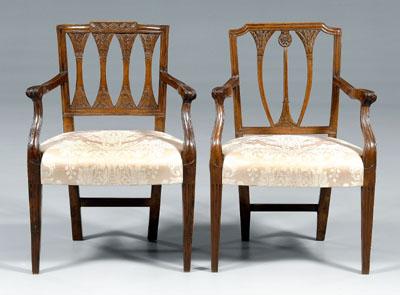 Near pair Provincial French armchairs  91ce0