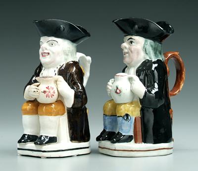 Two 19th century Toby jugs: both with