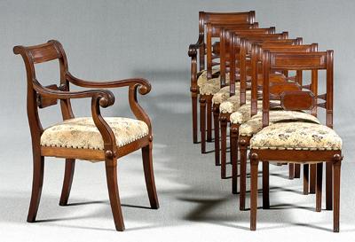 Set of eight Cuban dining chairs  91d10