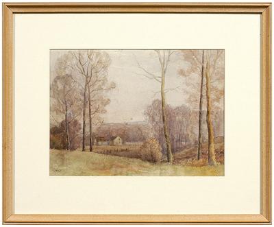 Watercolor John Sylvan Brown Tryon 91d27