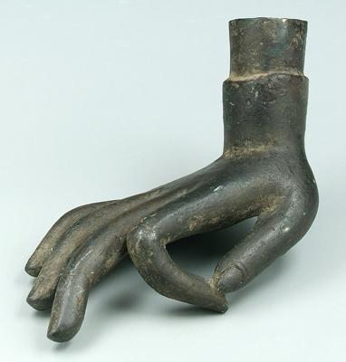 Thai bronze hand, performing the