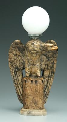 Carved and painted marble eagle 91d68