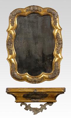 Continental mirror and bracket: