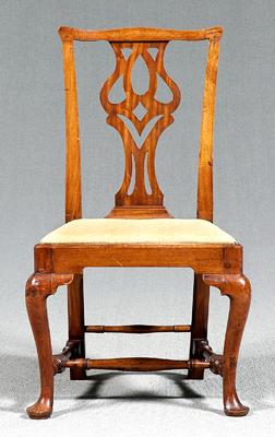 New England Queen Anne side chair,