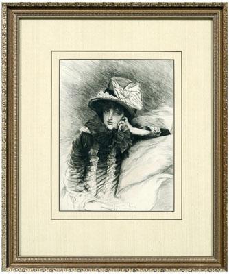 Jean Jacques Tissot etching French  921b7