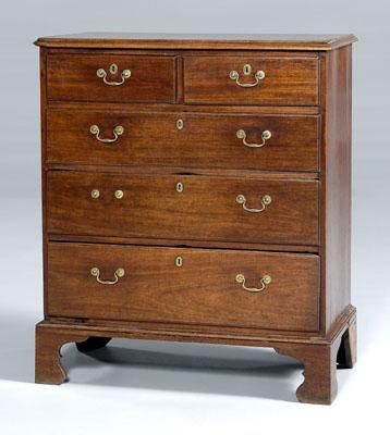 Chippendale mahogany chest of drawers  92255