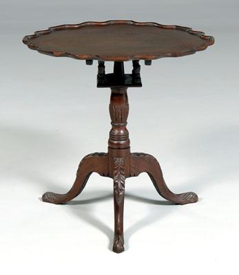 Chippendale style carved tea table  92256