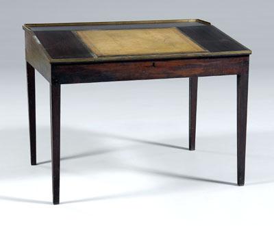 Chippendale brass-mounted desk, mahogany