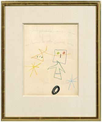 Joan Miro drawing Spanish 1893 1983  92283