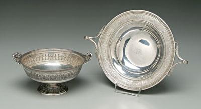 Two sterling bowls one International 922af