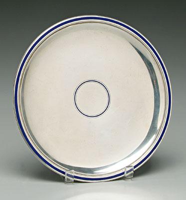 Tiffany sterling footed plate  922b4