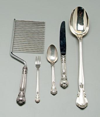 Gorham Chantilly sterling flatware,