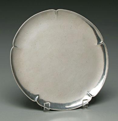 The Kalo Shop sterling tray, round