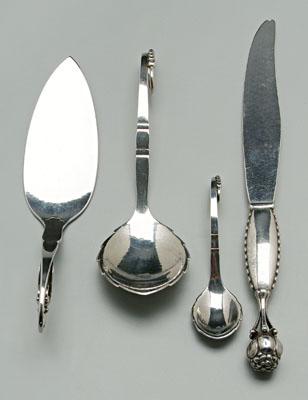 Georg Jensen sterling flatware, blossom