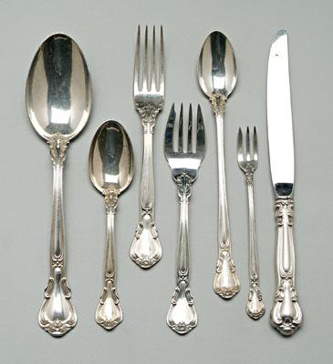 Gorham Chantilly sterling flatware,