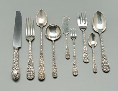 Baltimore Rose sterling flatware,