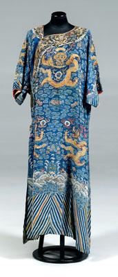 Chinese embroidered gauze robe,