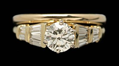 Diamond engagement ring band  9233d