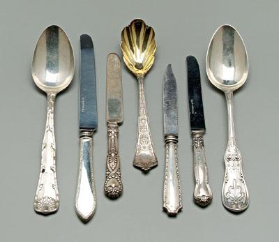 Tiffany sterling flatware serving 92361