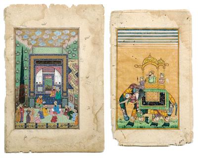 Two Indian manuscript pages both 9237b