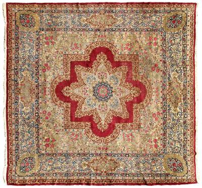 Kerman rug large symmetrical central 92392