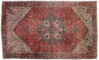 Large modern Heriz rug central 923b1