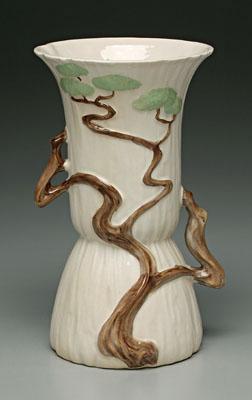 Roseville Ming Tree vase, openwork