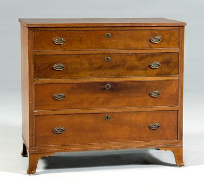 American Federal chest of drawers, cherry