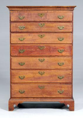 New England Chippendale tall chest  92043