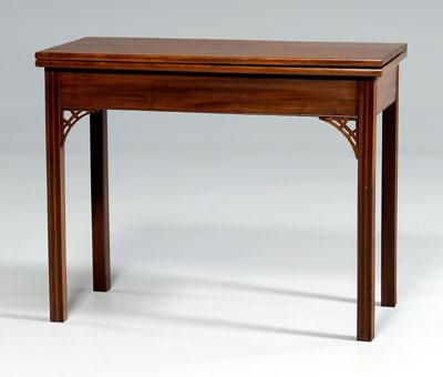 Chippendale mahogany games table  9205f