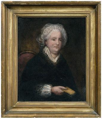 Martha Washington portrait, seated