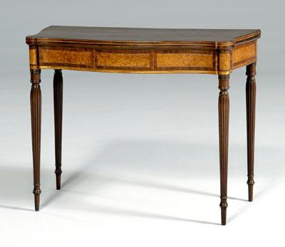 New England Federal card table,