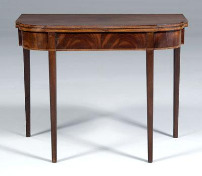American Federal inlaid card table  9207c