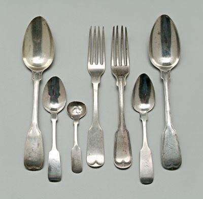 Charleston coin silver flatware  920ce