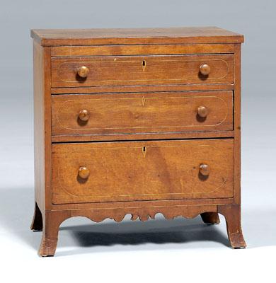 Southern inlaid miniature chest  9210f