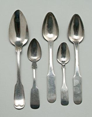 Southern coin silver spoons A  92112