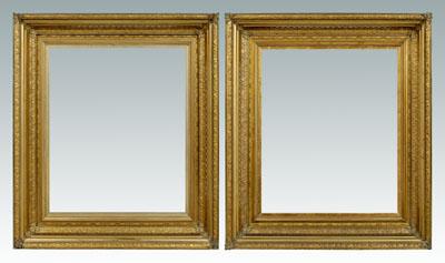 Pair fine 19th century frames,