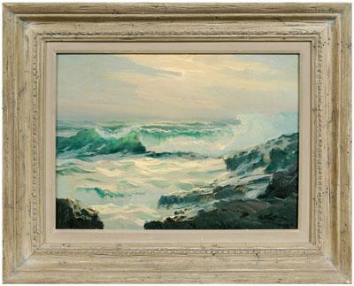 Paul Strisik painting Rockport  9212d