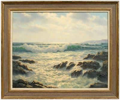 Josef M Arentz painting Maine  92132