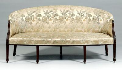 Fine George III carved sofa, mahogany