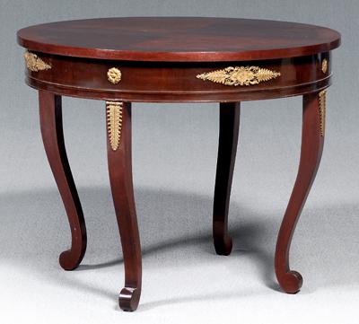 French Empire style center table,