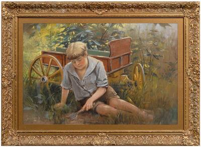 Ohio pastel by John N. Piersche (Columbus,