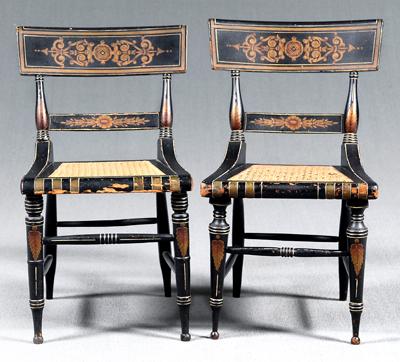 Two similar Baltimore fancy chairs  925db