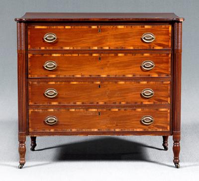 New England Federal chest mahogany 925de