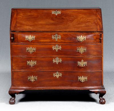 Massachusetts Chippendale desk,