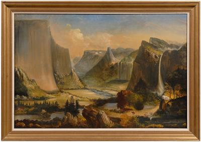 American western painting, Yosemite