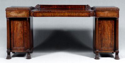 Regency inlaid mahogany sideboard  92604