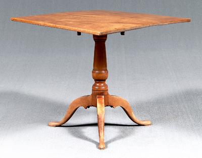 Queen Anne tiger maple tea table  92668